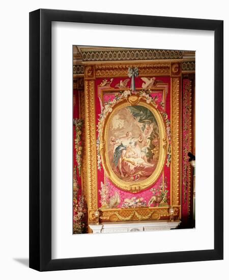 Tapestry Panel Depicting Cupid and Psyche, Gobelins Factory, 1775-null-Framed Giclee Print