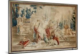 Tapestry Showing the Toilet of Psyche, Woven by the Beauvais Tapestry Manufactory, December 1741-Fe-Francois Boucher-Mounted Giclee Print