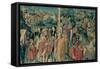 Tapestry with Hunting Scene, Flemish, 1470-1480. Urbino, Italy-Flemish weavers-Framed Stretched Canvas