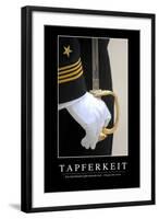 Tapferkeit: Motivationsposter Mit Inspirierendem Zitat-null-Framed Photographic Print