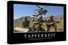 Tapferkeit: Motivationsposter Mit Inspirierendem Zitat-null-Stretched Canvas