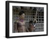 Tapirape Indian Chief and Son, Brazil-null-Framed Photographic Print