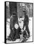 Tapping for Maple Syrup, Canada, 1936-null-Framed Stretched Canvas