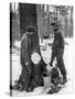 Tapping for Maple Syrup, Canada, 1936-null-Stretched Canvas