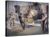 Tapping Induction Furnace-Edmund M. Ashe-Stretched Canvas