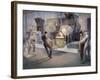 Tapping Induction Furnace-Edmund M. Ashe-Framed Giclee Print