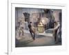 Tapping Induction Furnace-Edmund M. Ashe-Framed Giclee Print