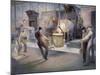 Tapping Induction Furnace-Edmund M. Ashe-Mounted Giclee Print