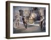 Tapping Induction Furnace-Edmund M. Ashe-Framed Giclee Print