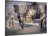 Tapping Induction Furnace-Edmund M. Ashe-Stretched Canvas