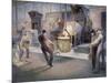 Tapping Induction Furnace-Edmund M. Ashe-Mounted Giclee Print