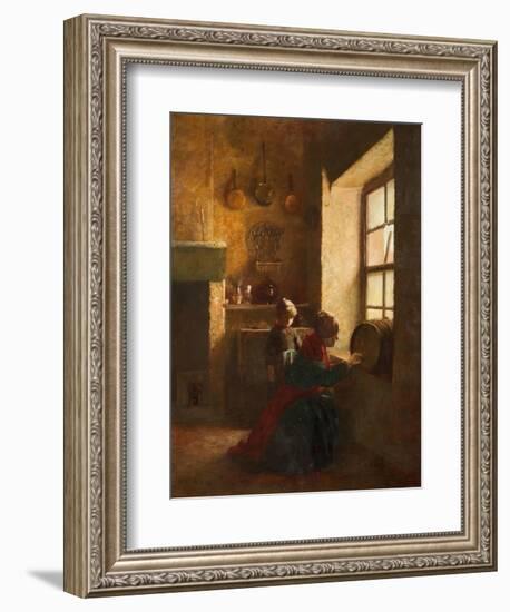 Tapping the Barrel-Pierre Edouard Frere-Framed Giclee Print