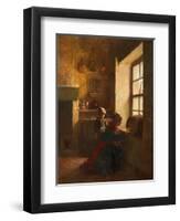 Tapping the Barrel-Pierre Edouard Frere-Framed Giclee Print