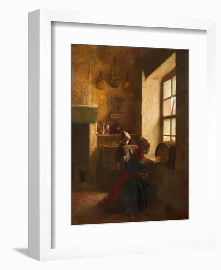 Tapping the Barrel-Pierre Edouard Frere-Framed Giclee Print