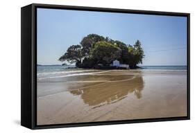 Taprobane Island at Low Tide, Weligama, Sri Lanka, Indian Ocean, Asia-Charlie-Framed Stretched Canvas
