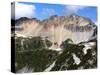 Tapto Lake Beneath Red Face Mountain, North Cascades National Park, Washington-Maureen Eversgerd-Stretched Canvas