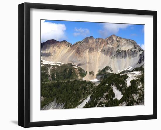 Tapto Lake Beneath Red Face Mountain, North Cascades National Park, Washington-Maureen Eversgerd-Framed Photographic Print