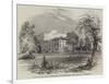 Tapton House, Near Chesterfield, the Residence of the Late Mr G Stephenson-null-Framed Giclee Print