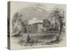 Tapton House, Near Chesterfield, the Residence of the Late Mr G Stephenson-null-Stretched Canvas