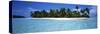 Tapuaetai Motu from the Lagoon, Aitutaki, Cook Islands-null-Stretched Canvas