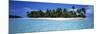 Tapuaetai Motu from the Lagoon, Aitutaki, Cook Islands-null-Mounted Photographic Print