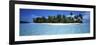 Tapuaetai Motu from the Lagoon, Aitutaki, Cook Islands-null-Framed Photographic Print