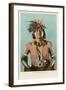 Taqui, Hopi Snake Priest-null-Framed Art Print