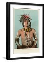 Taqui, Hopi Snake Priest-null-Framed Art Print