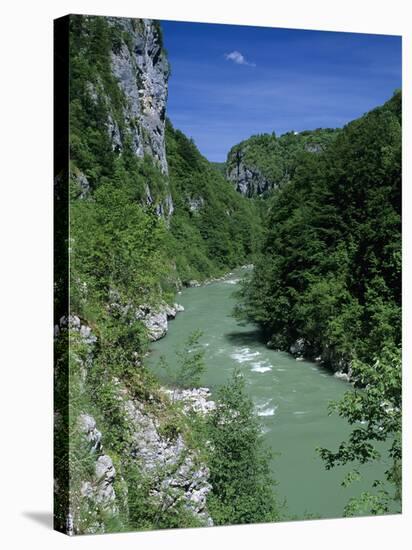 Tara Canyon and Tara River, Tramontana, Montenegro, Europe-Stuart Black-Stretched Canvas