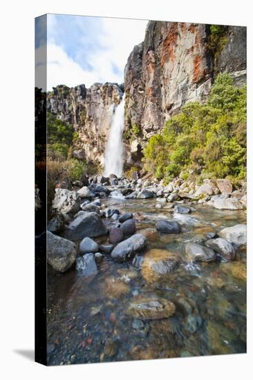 Taranaki Falls-Matthew Williams-Ellis-Stretched Canvas