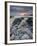 Taransay at Sunset from the Rocky Shore at Scarista, Isle of Harris, Outer Hebrides, Scotland, UK-Lee Frost-Framed Photographic Print