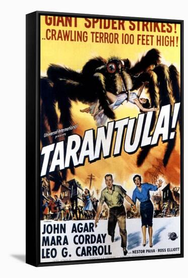 Tarantula, John Agar, Mara Corday, 1955-null-Framed Stretched Canvas