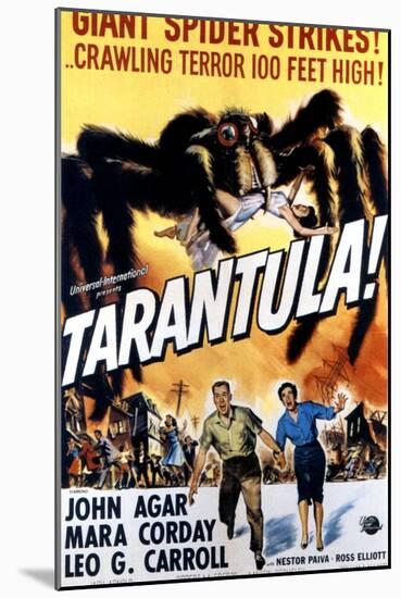 Tarantula, John Agar, Mara Corday, 1955-null-Mounted Art Print