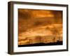 Tararua Wind Farm, Tararua Ranges, near Palmerston North, North Island, New Zealand-David Wall-Framed Photographic Print