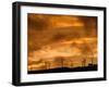 Tararua Wind Farm, Tararua Ranges, near Palmerston North, North Island, New Zealand-David Wall-Framed Photographic Print