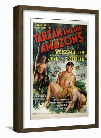 Tarazan Amazons-Vintage Apple Collection-Framed Giclee Print