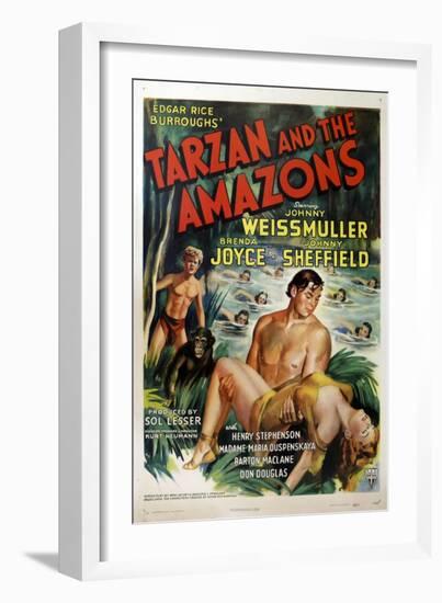 Tarazan Amazons-Vintage Apple Collection-Framed Giclee Print