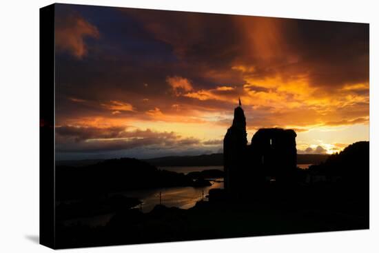 Tarbert Castle at Dawn-photographhunter-Stretched Canvas