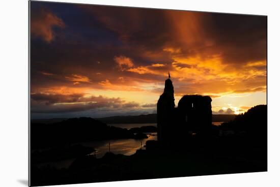 Tarbert Castle at Dawn-photographhunter-Mounted Photographic Print