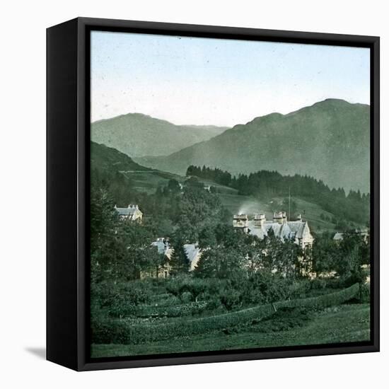 Tarbet (Scotland), View of the Village on Lake Lomond-Leon, Levy et Fils-Framed Stretched Canvas