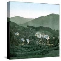 Tarbet (Scotland), View of the Village on Lake Lomond-Leon, Levy et Fils-Stretched Canvas