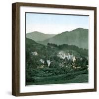 Tarbet (Scotland), View of the Village on Lake Lomond-Leon, Levy et Fils-Framed Photographic Print