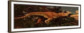 Tarbosaurus Was a Theropod Dinosaur from the Late Cretaceous Period-null-Framed Premium Giclee Print