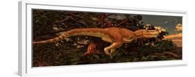 Tarbosaurus Was a Theropod Dinosaur from the Late Cretaceous Period-null-Framed Premium Giclee Print