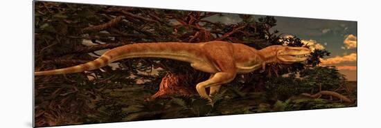 Tarbosaurus Was a Theropod Dinosaur from the Late Cretaceous Period-null-Mounted Premium Giclee Print