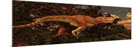 Tarbosaurus Was a Theropod Dinosaur from the Late Cretaceous Period-null-Mounted Premium Giclee Print
