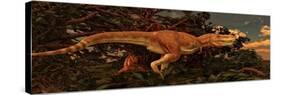 Tarbosaurus Was a Theropod Dinosaur from the Late Cretaceous Period-null-Stretched Canvas