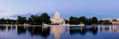 United Statues Capitol-Tarch-Framed Premium Photographic Print