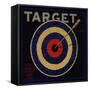 Target Brand - Sanger, California - Citrus Crate Label-Lantern Press-Framed Stretched Canvas