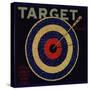 Target Brand - Sanger, California - Citrus Crate Label-Lantern Press-Stretched Canvas